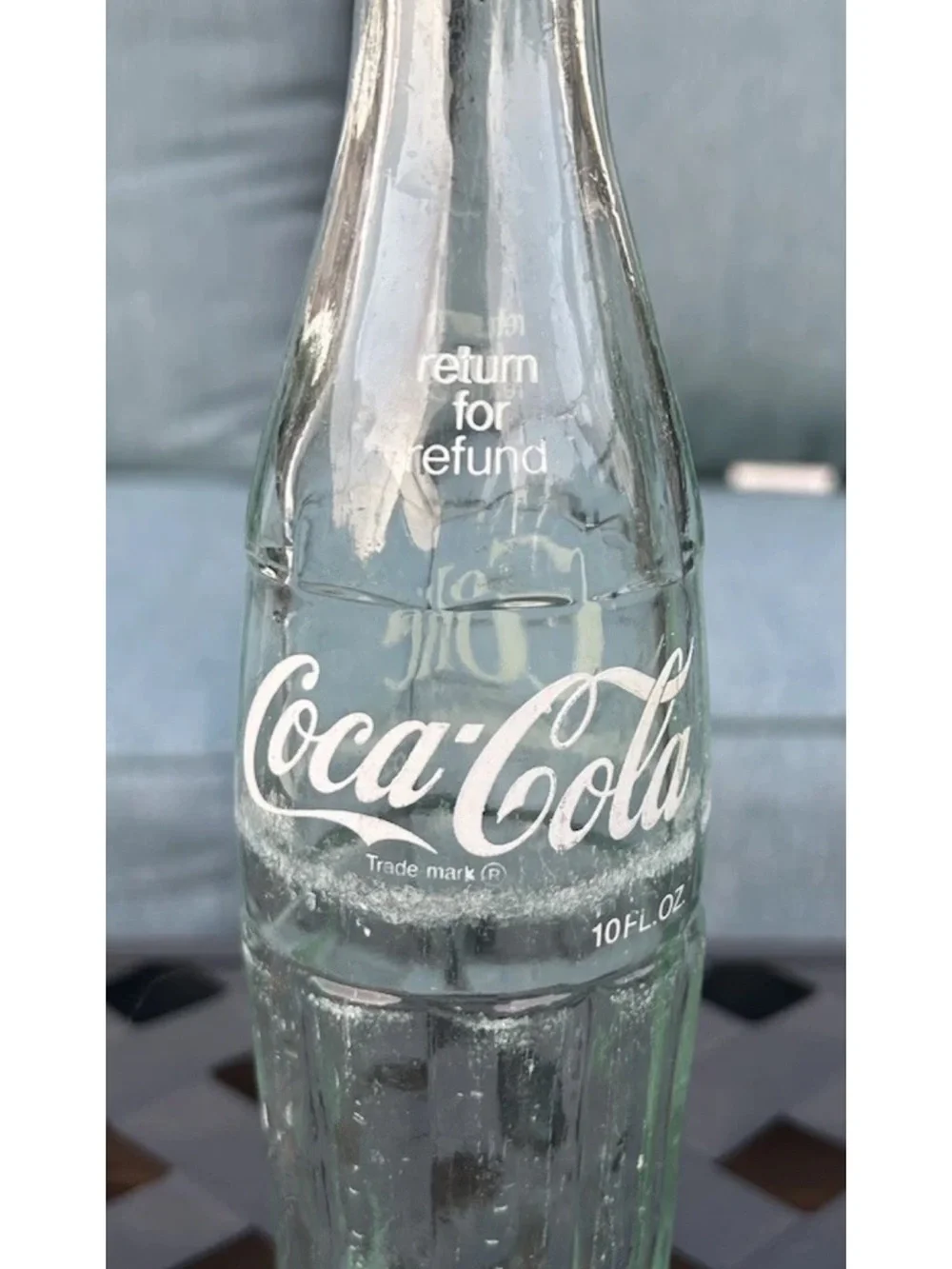 Coca Cola Yellow Wooden Crate with 24 Glass Bottles (10oz). Very sturdy crate.
